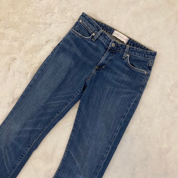 Paper Denim Distressed Bootcut Mid Rise Jeans 27 - Picture 2 of 6